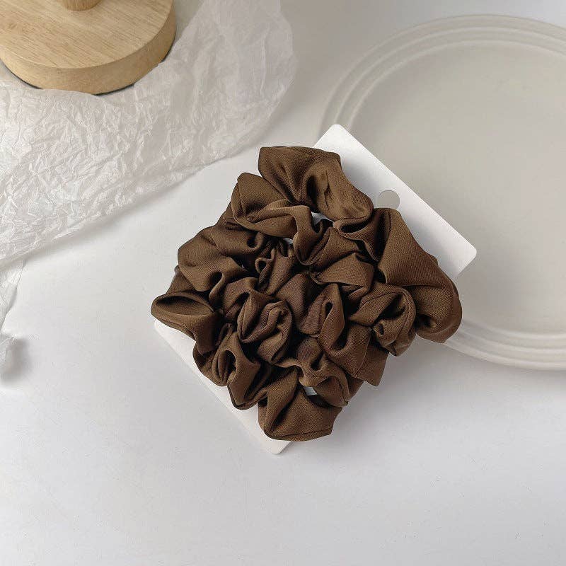 Satin Hair Scrunchies Set