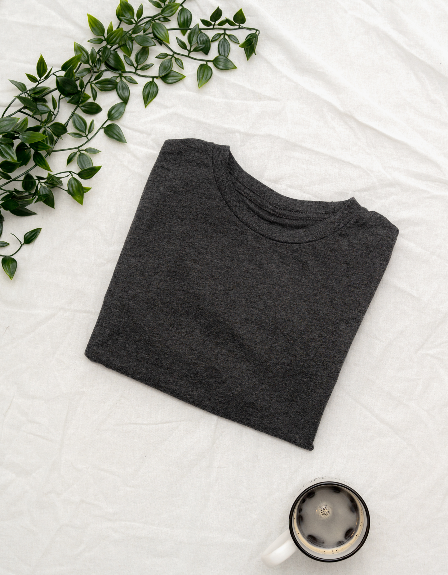 Men Half Sleeves T-Shirt: Light Gray / XL