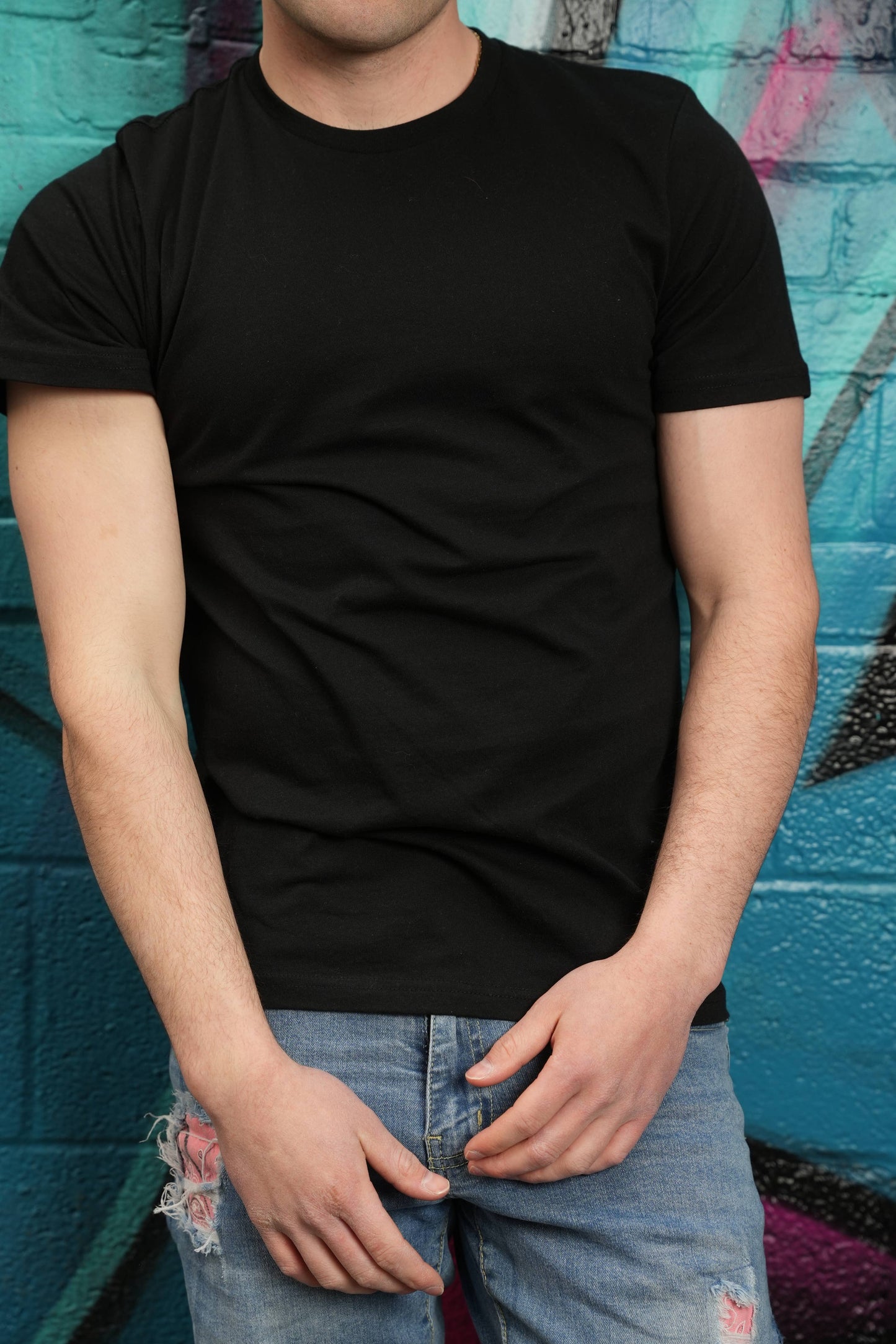 Men Half Sleeves T-Shirt: Light Gray / XL